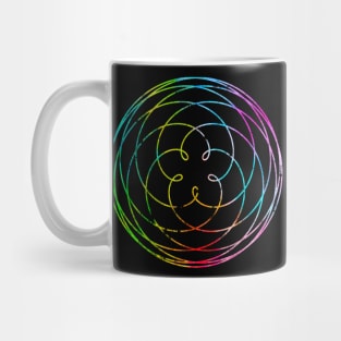 Rainbow Pentagram of Venus Mug